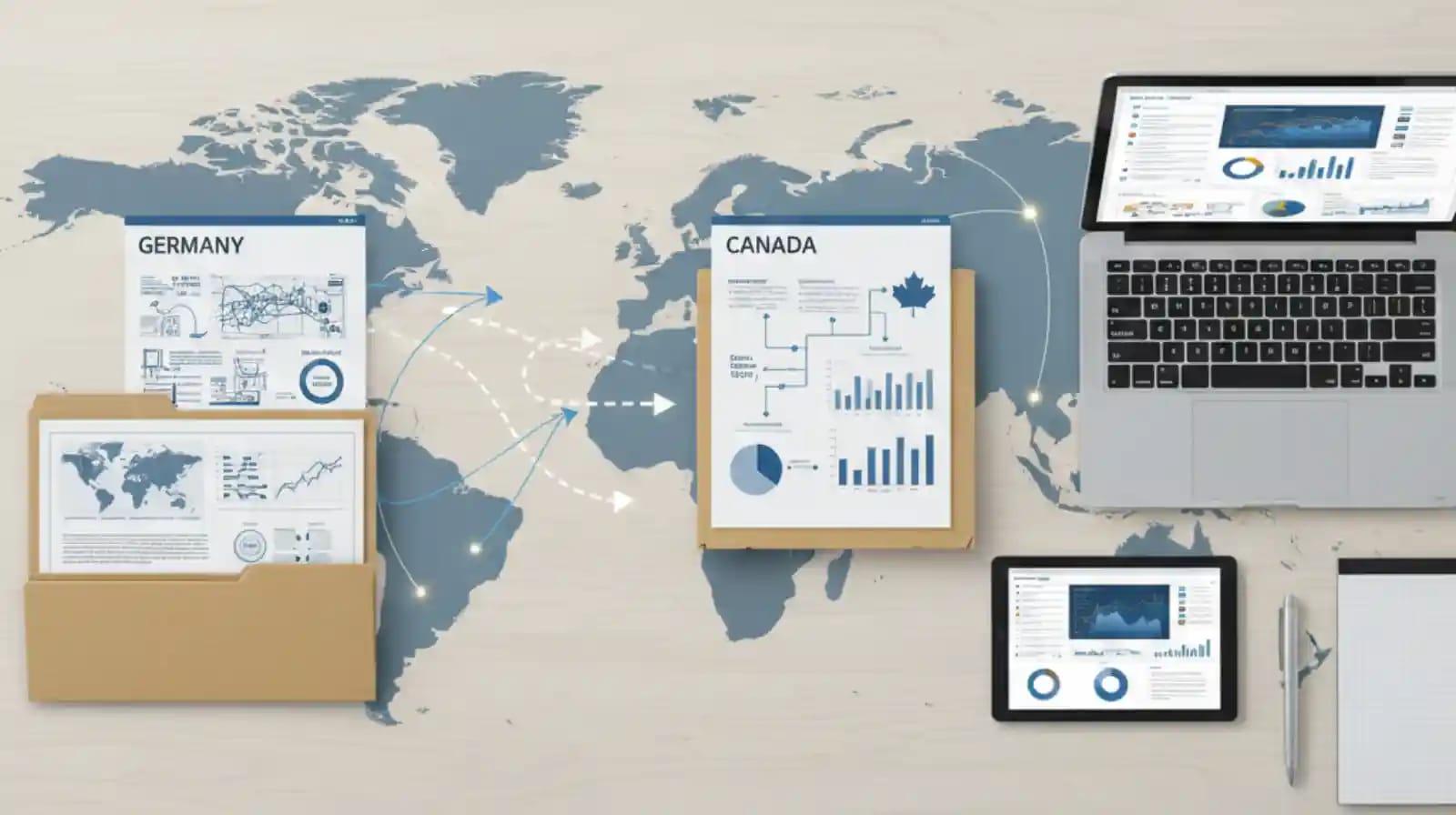 Germany vs Canada immigration comparison 2026 highlighting job market demand, PR timelines and migration costs for skilled professionals