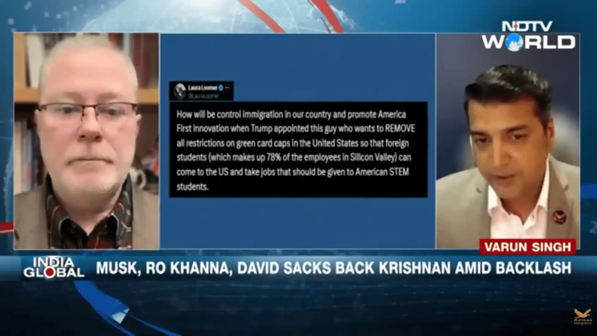 Trump AI advisor Shri Ram Krishnan and US Capitol background