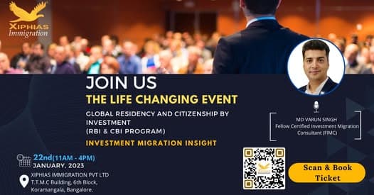 RESIDENCY -CITIZENSHIP BY INVESTMENT SEMINAR event photo