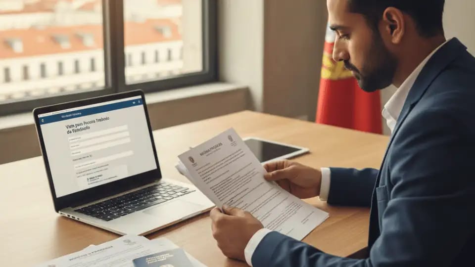 Portugal skilled work-seeker visa documents 2025