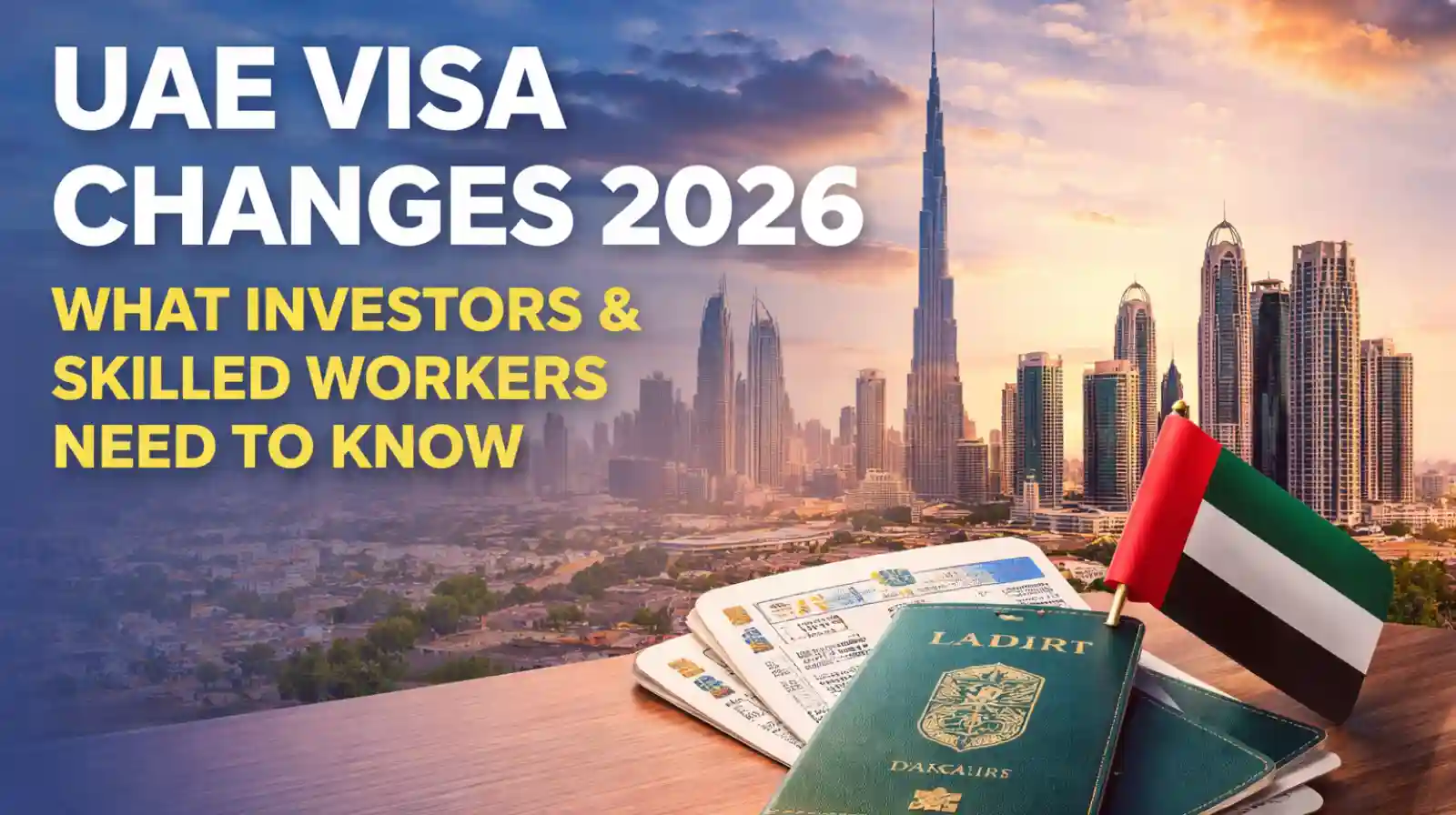 UAE Visa Changes 2026: What Investors and Skilled Workers Need to Re-Evaluate Now